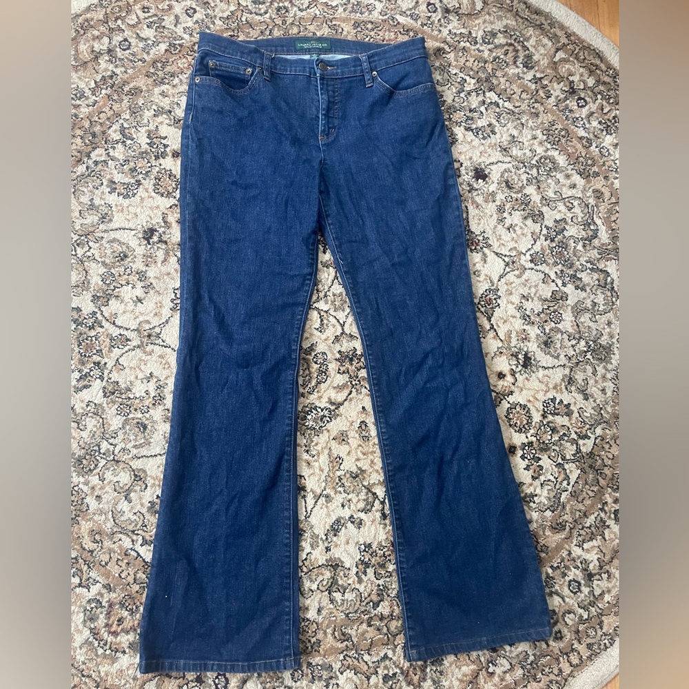 Lauren Ralph Lauren Boot Cut Jeans Women’s Size 8 Denim Casual Feminine Flare